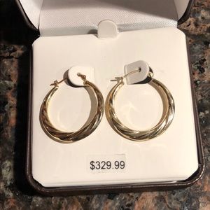 14KT gold earrings